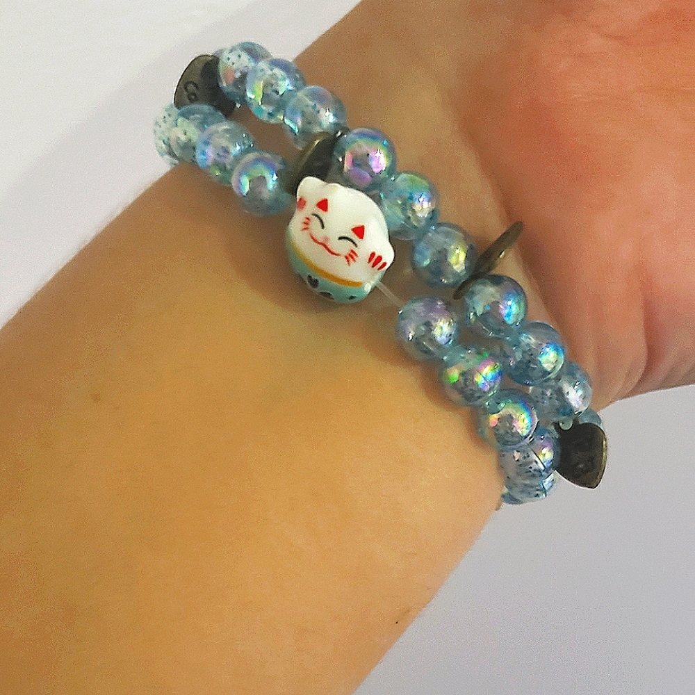 Bohoo chic cat lovers bracelet